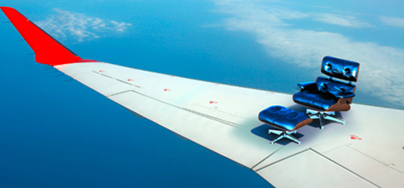 3 D-Animation Flugzeug